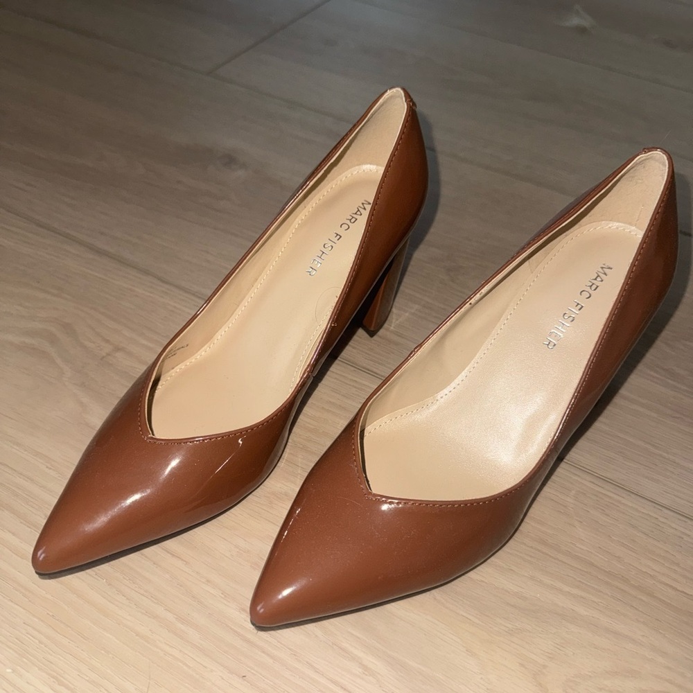 Marc Fisher Women's Tan Heels